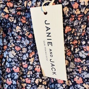 Janie and Jack Navy Floral Shorts